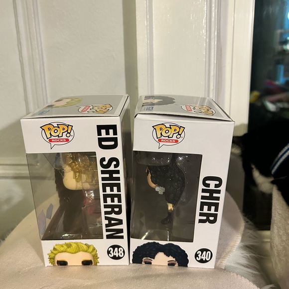 Cher and Ed Sheeran diamond glitter set pop icon - Picture 6 of 9